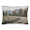 20" x 14" Treeline Mountains Country Road Indoor/Outdoor Pillow